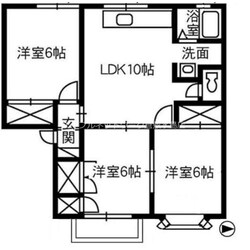 メリディアン倉敷Ａの物件間取画像